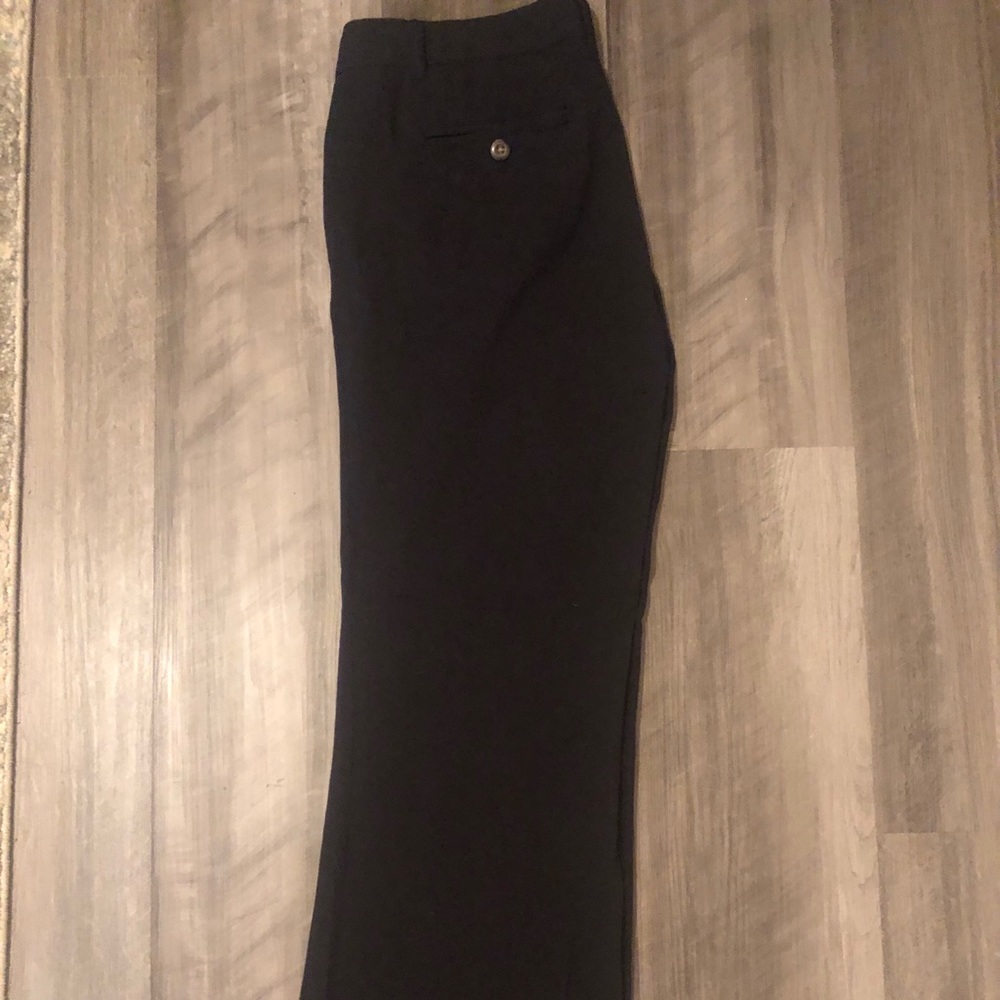 Gap black wide leg slacks